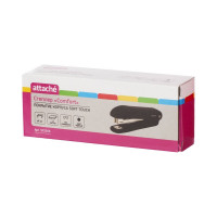 Степлер Attache Comfort №10 soft touch покрытие, до 12 листов, черный 575353