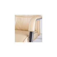 Кресло руководителя Helmi HL-E03 Accept экокожа бежевая 274819