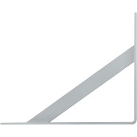 Усиленный уголок-кронштейн FIT белый, 250х200 мм 66086