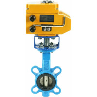 Затвор DN.ru дисковый GGG50-GGG40-EPDM Ду50 Ру16 с электроприводом QT-005 380В D050-01872