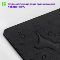Папка-планшет с зажимом BERLINGO Steel&Style A4, пластик полифом, черная PPf_93001