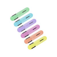 Набор текстовыделителей Kores Bright Liner Plus, 0.5-5 мм, 6 цветов 1336225