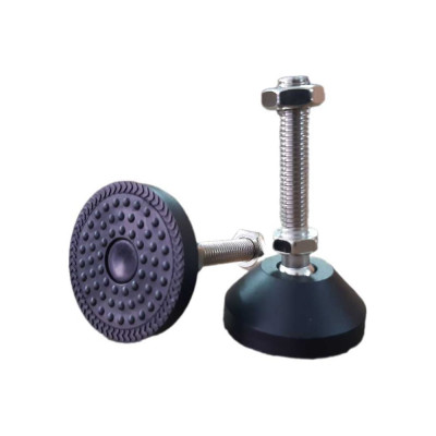 Шарнирная регулируемая опора UnitMC 50хМ10х50 (основание PA66, винт сталь) 400201 50xM10x50