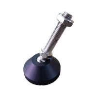 Шарнирная регулируемая опора UnitMC 50хМ10х50 (основание PA66, винт сталь) 400201 50xM10x50