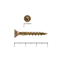 Саморезы по дереву КРЕП-КОМП потайн. Torx, 4,5х30 мм, 200 шт. желтые сдт4530п