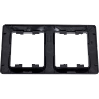 2-ая рамка Systeme Electric Glossa Графит, вертикальная SE GSL001306