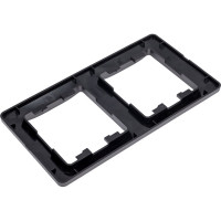 2-ая рамка Systeme Electric Glossa Графит, вертикальная SE GSL001306