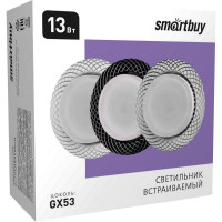 Светильник встраиваемый под лампу GX53 белый/белый Smartbuy SBL-24WH/WH-GX53