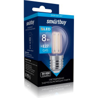 Светодиодная LED лампа Smartbuy FIL G45-8W00/E27 SBL-G45F-8-40K-E27