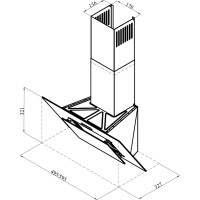 Вытяжка Lex Mira G 600 White TRFE000021