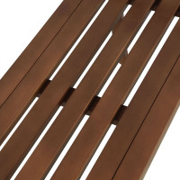 Скамья для прихожей с подлокотниками Мебелик массив, каркас орех 7567