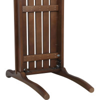 Скамья для прихожей с подлокотниками Мебелик массив, каркас орех 7567