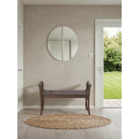 Скамья для прихожей с подлокотниками Мебелик массив, каркас орех 7567