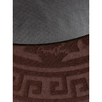 Придверный коврик ComeForte УЮТ Классик круглый D.65 темно-коричневый VP-6088/1