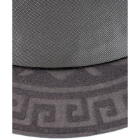 Придверный коврик ComeForte УЮТ Классик круглый D.65 темно-серый VP-6088/2