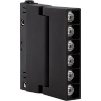 Светодиодный магнитный трековый светильник Smartbuy LED, 6Вт, 48В, 4000K, IP20, Черный SBL-TKMB4-6w-4K
