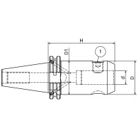 Оправка ISO40 DIN69871 WELDON H100 D12 PAGNONI 140WE212