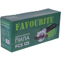 Циркулярная пила FAVOURITE FCS 1100Вт, ф125мм 113220125
