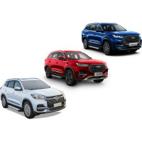 Пороги на автомобиль Rival Silver Exeed LX/Chery Tiggo 4 Pro/7/8/8 Pro/8 Pro Max F180AL.0905.2