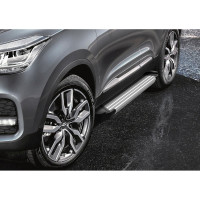 Пороги на авто Rival silver chery tiggo 4/4 Pro, 173 см, 2 шт., AL F173AL.0905.2
