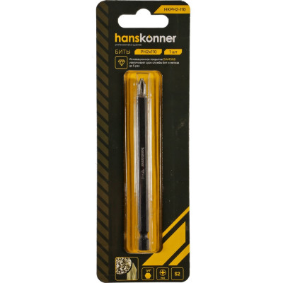 Бита PH2, 110 мм Hanskonner HKPH2-110