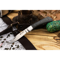 Складной нож Kizlyar Supreme Gent cталь, D2 Satin, рукоять из карбона 4650065053648