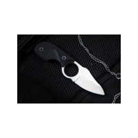 Туристический нож Kizlyar Supreme Amigo X сталь D2, Satin, рукоять из черного G10 4650065056090