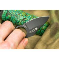 Туристический нож Kizlyar Supreme Amigo X сталь AUS-8, Black Titanium, рукоять из черного G10 4650065056038