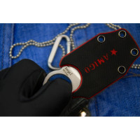 Туристический нож Kizlyar Supreme Amigo Z сталь AUS-8, Satin, рукоять из синего G10 4650065056151