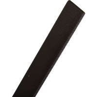 Плоский прямой напильник с ручкой PVC (250 мм, насечка №1 грубая, по 4м сторонам) BAUM 3711250