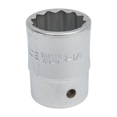 Головка торцевая 12 ти гранная 1/2", 3/8", 52 мм FORCE 5691.1.8