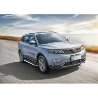 Пороги Rival Premium алюминий, для Geely Atlas 2018- г.в., 173 см, 2 шт. A173ALP.1903.2