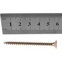 Саморез Стройметиз 5,0х60 универсальный, желтый цинк уп. 300 шт. 2140888