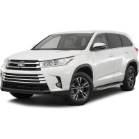 Пороги "Premium" Rival для Toyota Highlander U50 2013-2020, 180 см, 2 шт., алюминий, A180ALP.5706.1