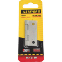 Универсальная дверная петля STAYER Master цвет белый цинк 50 мм 37611-50-1