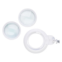 Лупа на струбцине с подсветкой LED Veber 8608D 3D/5D 3 дптр, 5 дптр, 2 шт. 150 мм