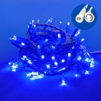 Светодиодная гирлянда с эффектом мерцания Uniel ULD-S1000-120/TWK BLUE IP67, 10м UL-00001352