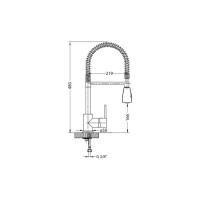 Смеситель для мойки ALVEUS BILLY-S CHR VA 1098727