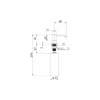Дозатор для мыла ALVEUS CALLAS 0.32L G11 ARCTIC 1129074