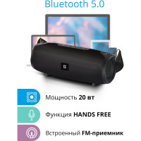 Портативная акустика DEFENDER G22, 20Вт, BT/FM/TF/USB/AUX/TWS, 65122