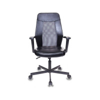 Кресло Easy Chair VBEChair-225 PTW кожзам, черный, сетка серая TW-04 795404