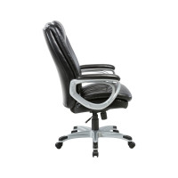 Кресло Easy Chair BNUEСhair-583 TR рециклированная кожа черный, пластик серый 1044978