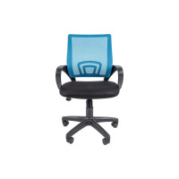 Кресло Easy Chair VTEСhair-304 ТС Net ткань черный/сетка голубой, пластик 926869