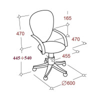 Кресло Easy Chair VTEChair-304 TC Net ткань черный/сетка оранжевый, хром 941224