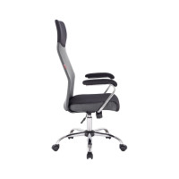 Кресло Easy Chair BNSpEСhair-590 TC ткань черный/серый, хром 1114737