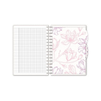 Бизнес-тетрадь Attache Selection Flower Dreams I Choose А5, 140 листов, клетка, пластиковая спираль 1063467