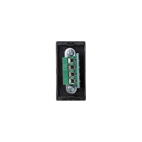 Плата с разъёмом USB 2.0 Simon тип А, 1/2 К45, винтовой зажим, графит K128B-14
