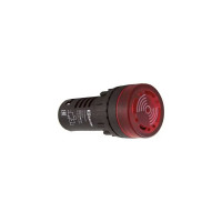Оповещатель звуковой (сигнализатор) AD22-22M/r31 TDM ELECTRIC d22 мм LED индикация 230 В AC красный SQ0746-0004