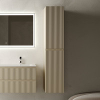 Подвесной шкаф-пенал Sancos Snob R Beige Soft, 350x350x1650 мм PSNR35CE