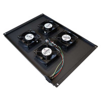 Блок 8-и вентиляторов в крышу шкафа TWT Business глубиной 1000 мм (с подшипниками) TWT-CBB-FANB8-10